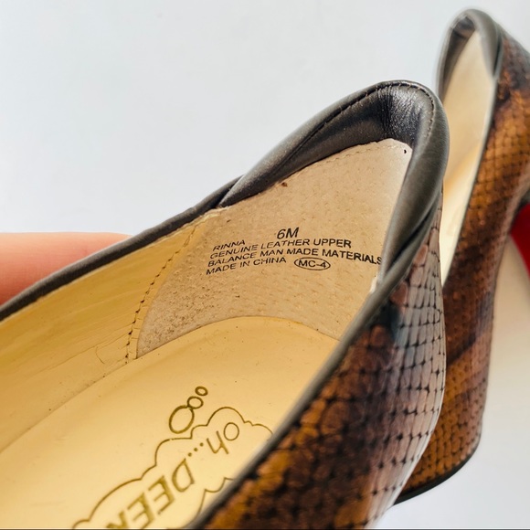 Oh Deer! Copper Heels with Red Soles - Picture 5 of 5